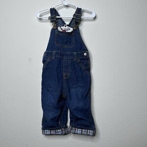 Vintage Gymboree Sailor Dog Blue Overalls Boys 6-12 Months
